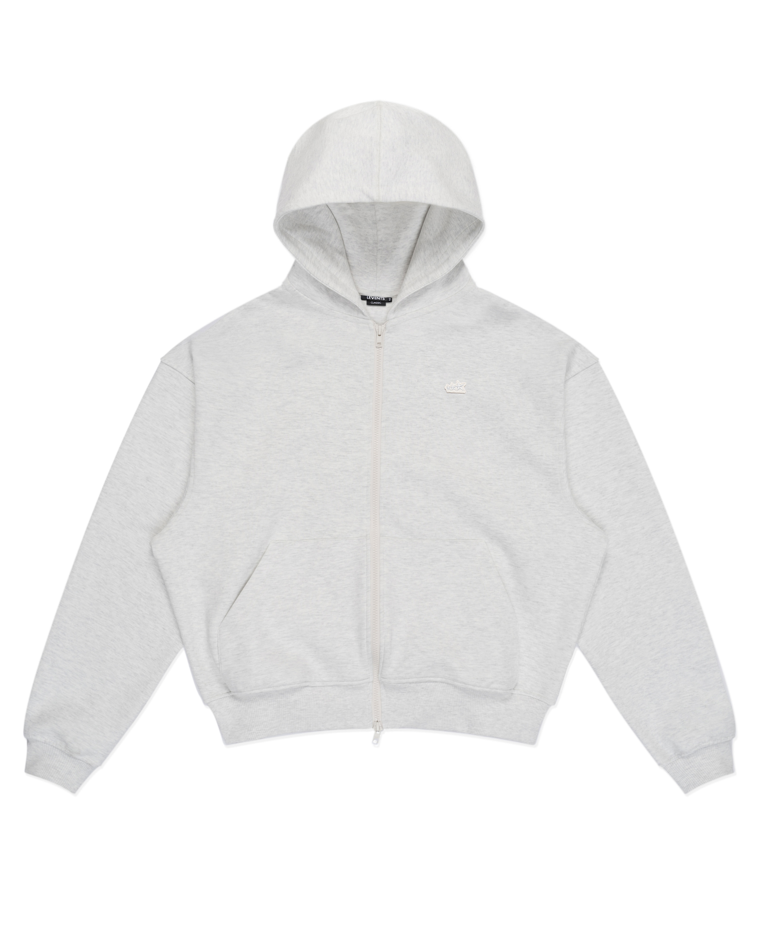 Levents® Classic Triple Star Zipper Hoodie Boxy_thumbnail_12