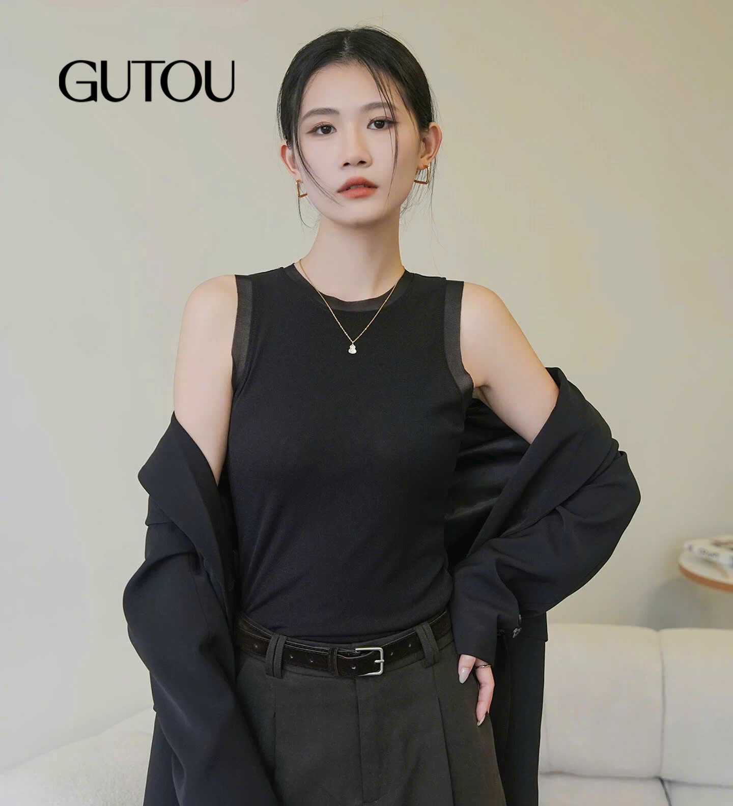 [ GUTOU ] Áo Tank Top Simple Muse_thumbnail_7