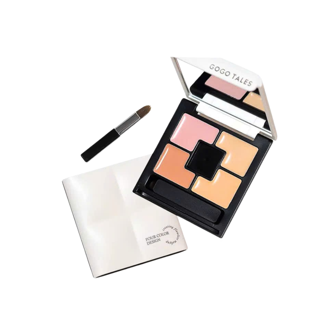 [GOGO TALES] Bảng che khuyết điểm 4 ô Gogotales Light Makeup Moisturizing 4.8g (GT759)