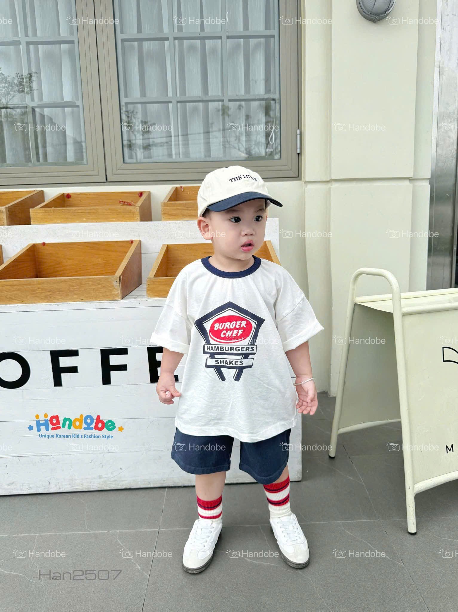 Set bộ trắng than burger