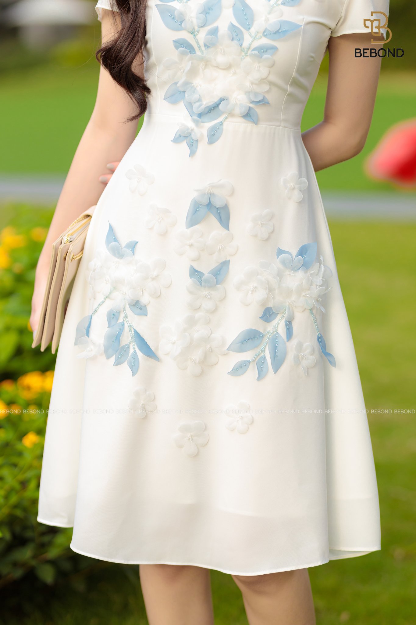 Đầm thiên trắng hoa voan - Demi Dress_thumbnail_2
