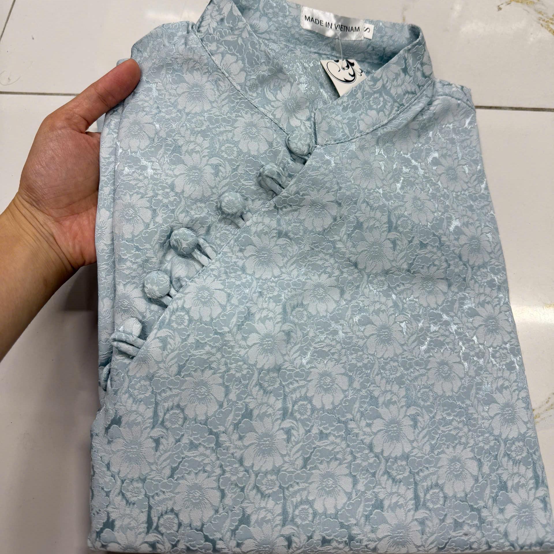 PP342 Pháp phục lễ chùa cao cấp Tinh Nhi tay xếp ly_thumbnail_27