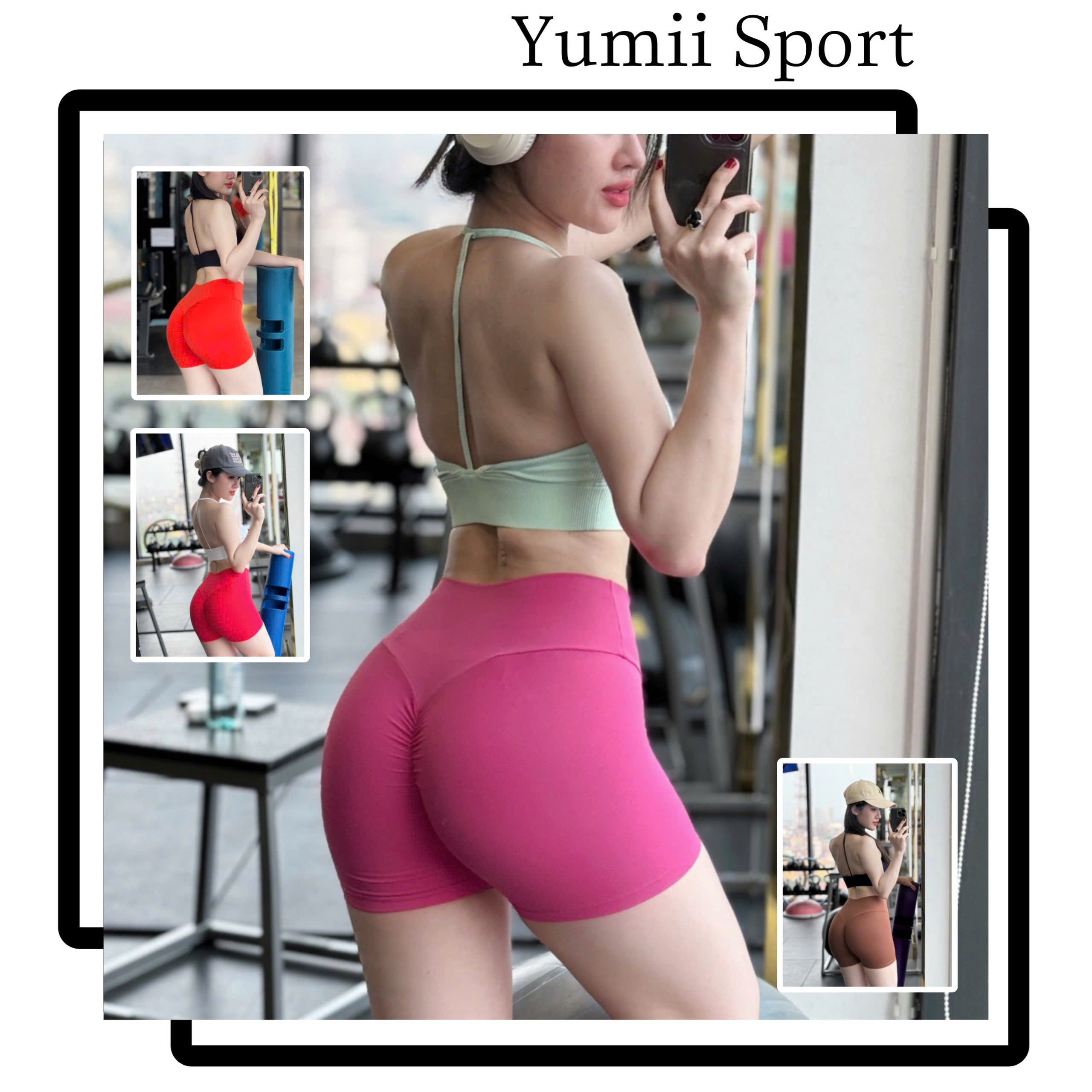 Quần Đùi Thể Thao LuLu Chun Mông, Dáng Ôm Body_thumbnail_5
