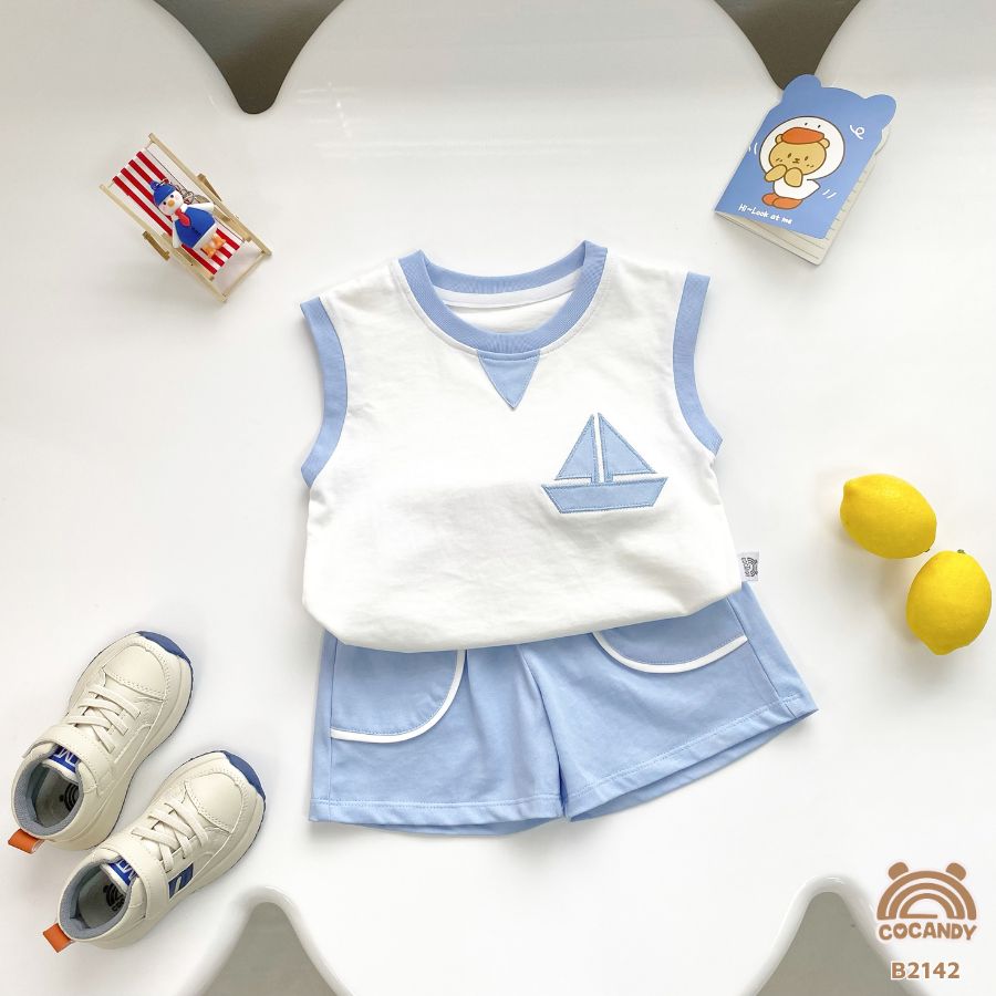 Bộ cộc XANH TRẮNG sát nách họa tiết thuyền buồm_thumbnail_0