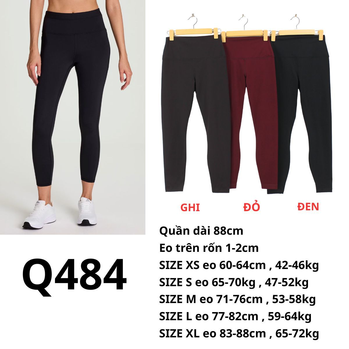 Q484- Quần tập 90 độ