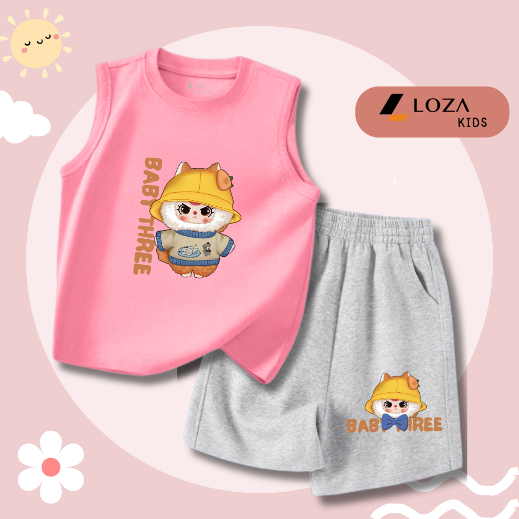 Bộ ba lỗ trẻ em in hình Baby Three - Loza Kids BL237_thumbnail_4