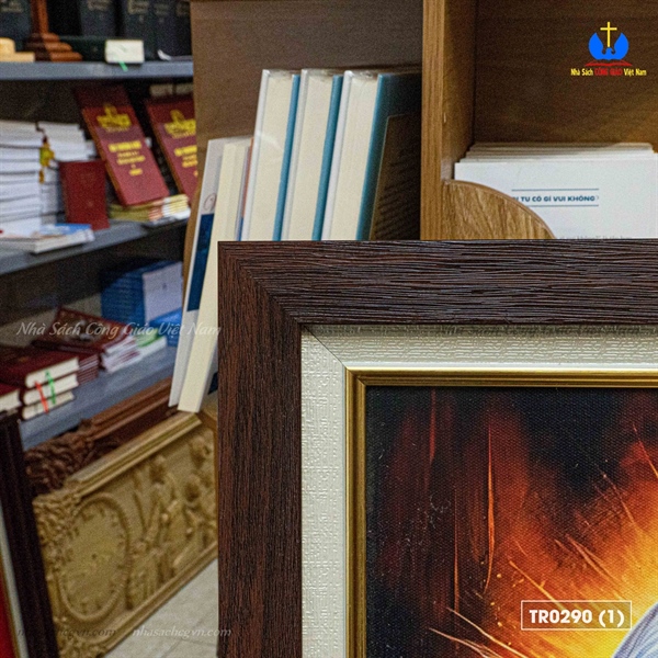 Tranh Đức Mẹ hoa hồng Tà Pao 44x59cm_thumbnail_1