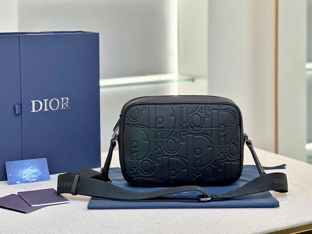 Dior Zipped Messenger Bag