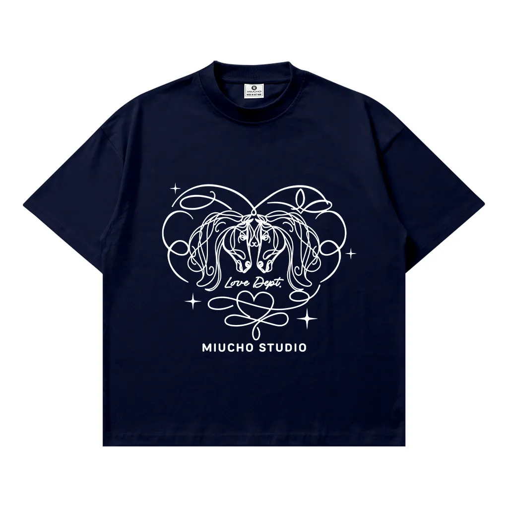 Áo thun couple cặp đôi form boxy Miucho vải thoáng mát trái tim dễ thương Tết in mix 2904_thumbnail_15