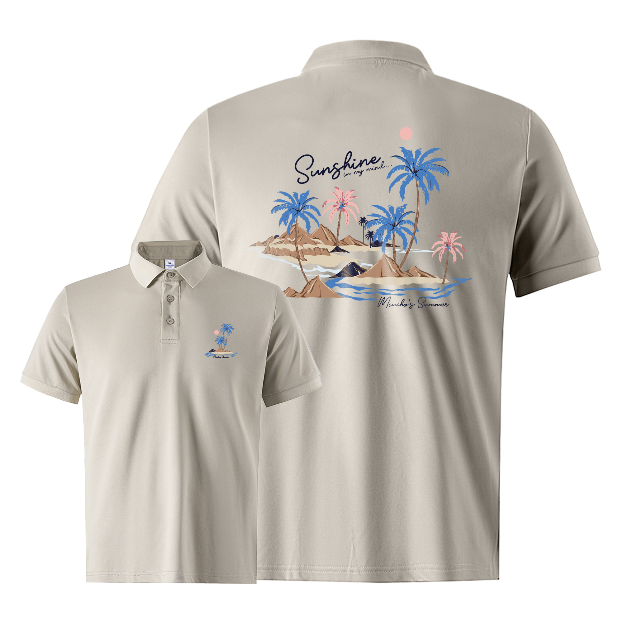 Áo polo nam big size form vừa 2185 Miucho Iconic vải cá sấu polyester co giãn thoáng mát in mix_thumbnail_10