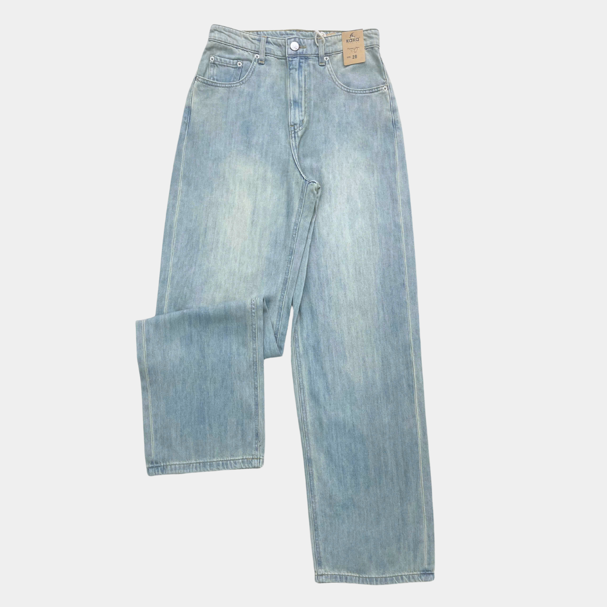 Quần Jean ống rộng Basic Túi trơn_thumbnail_14