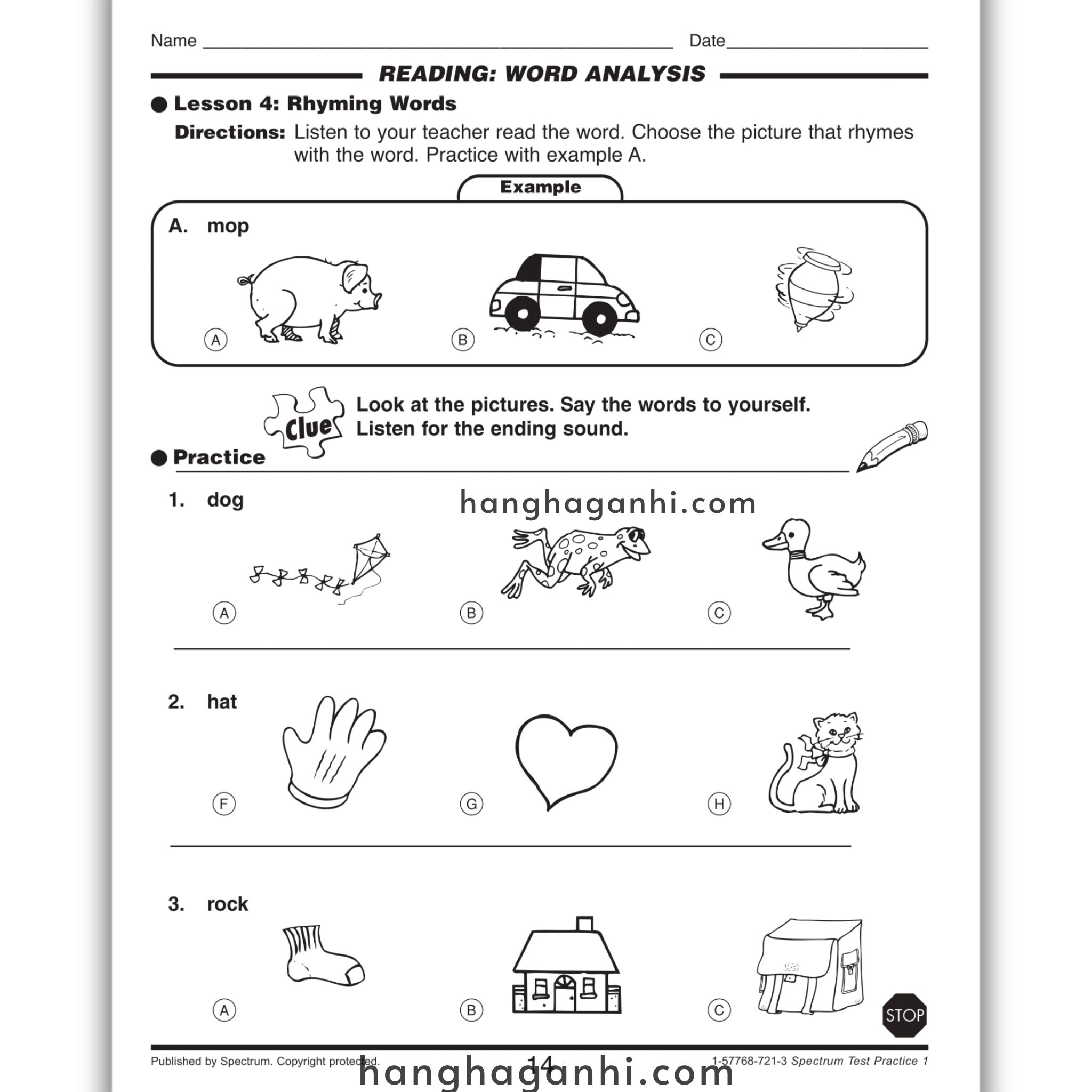 Sách Spectrum Test Practice Workbook Grade 1_thumbnail_14