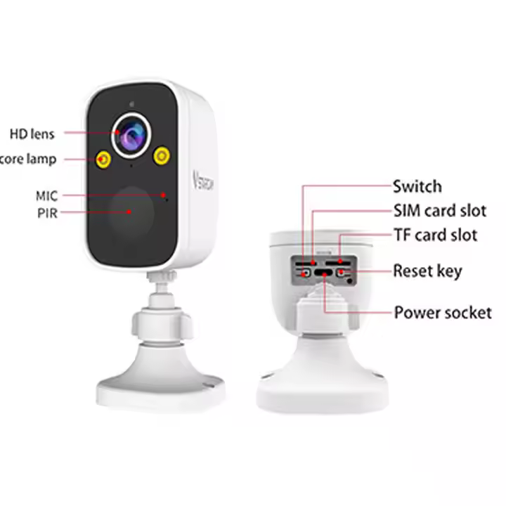 Camera 4G Pin 5200mAh Ngoài Trời – Camera 4G Pin 5200mAh Ngoài Trời – Giám Sát Không Cần WiFi