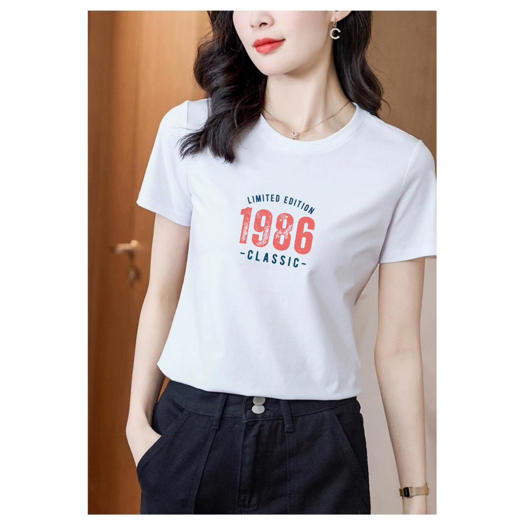 [Form Vừa] Áo phông nữ dáng vừa classic style 1986 - LOZA VT7060_thumbnail_7