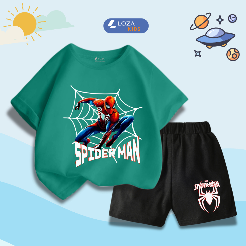 Bộ đồ bé trai in hình 'Mavel - Spiderman' - Loza Kids SB335_thumbnail_11
