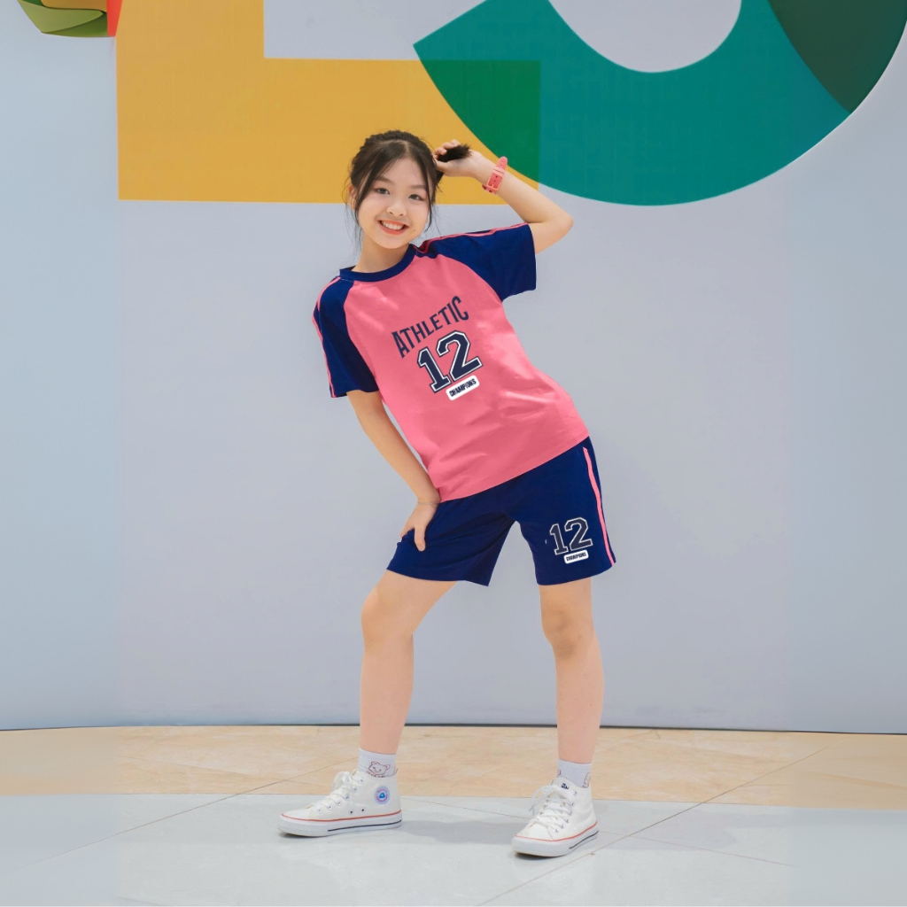 Đồ bộ trẻ em  phối viền in hình 'Athletic 12' - Loza BF286_thumbnail_6