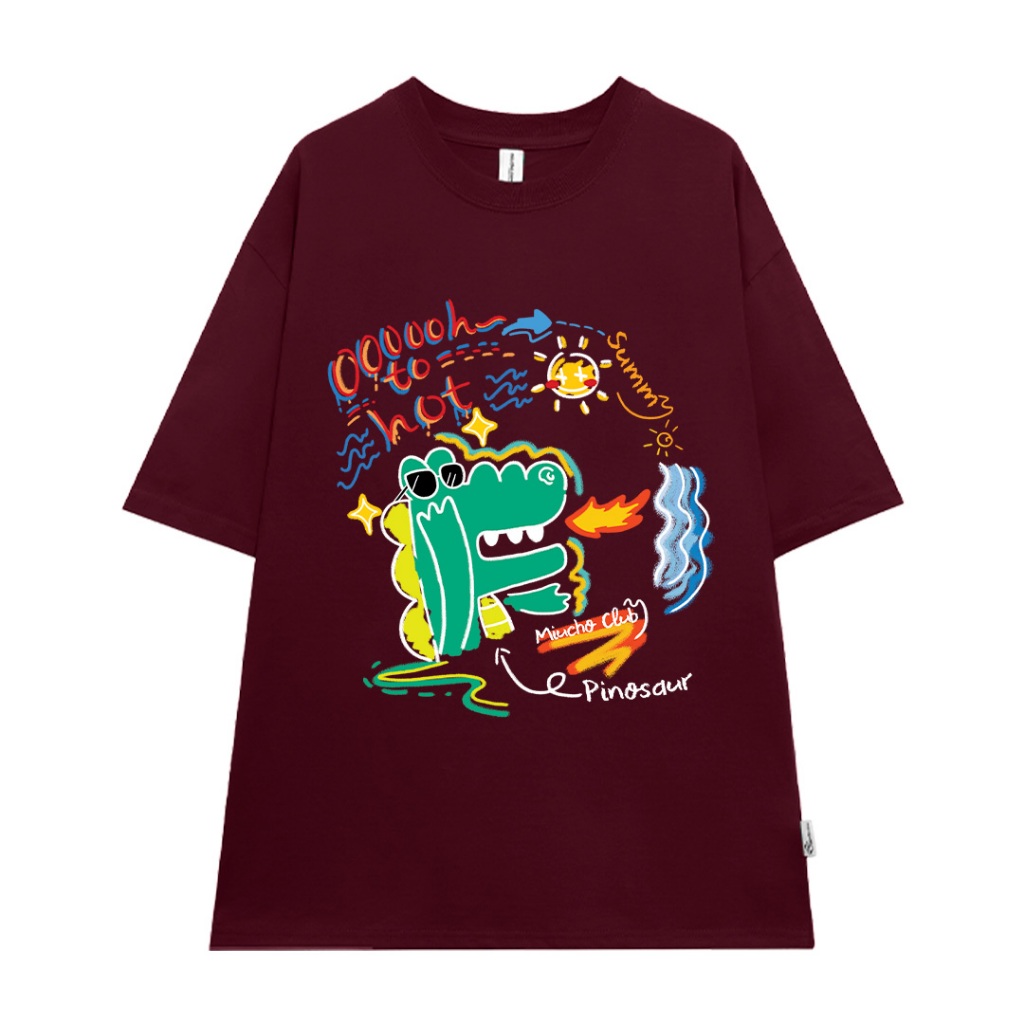 Áo phông nam form rộng nhiều màu ATD1072 Miucho Man tay ngắn cổ tròn in mix_thumbnail_10