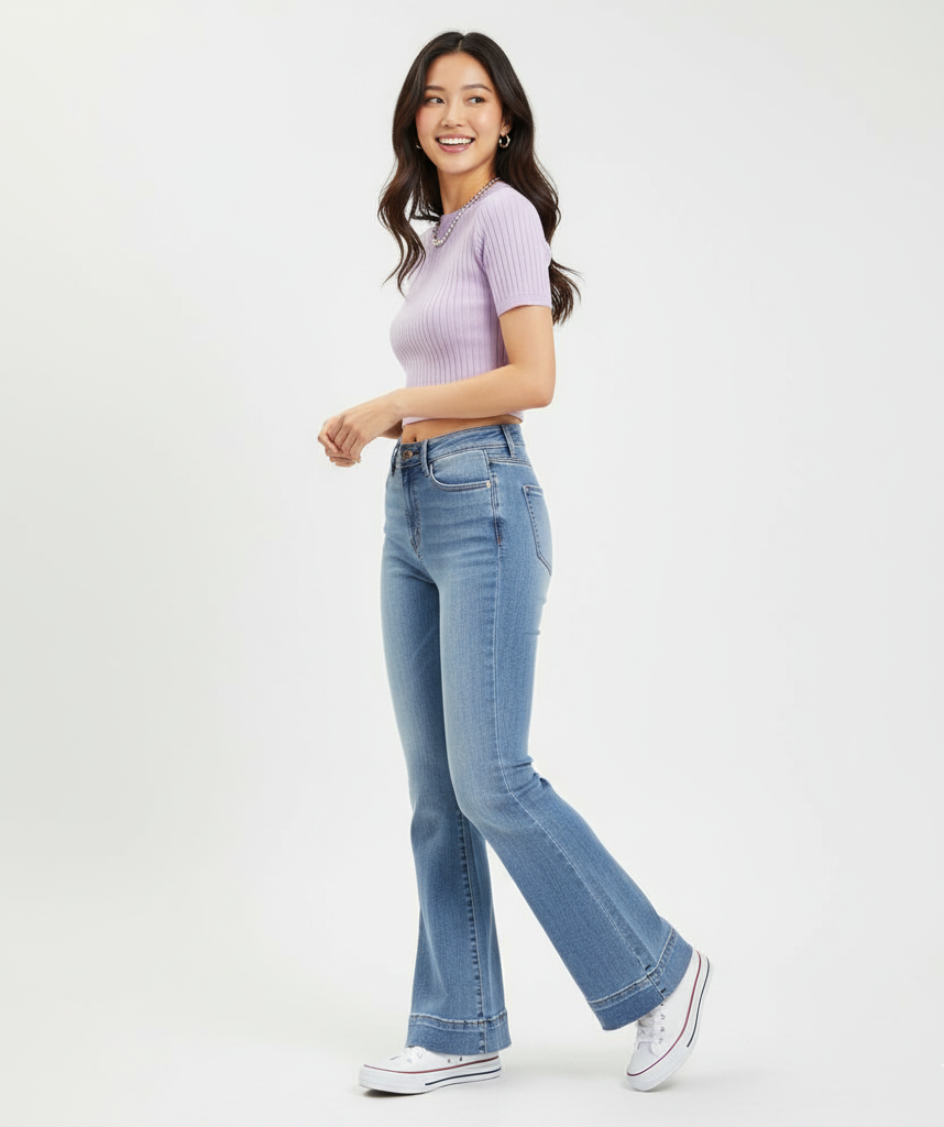 QJ653 Quần jeans loe JB-sáng_thumbnail_3
