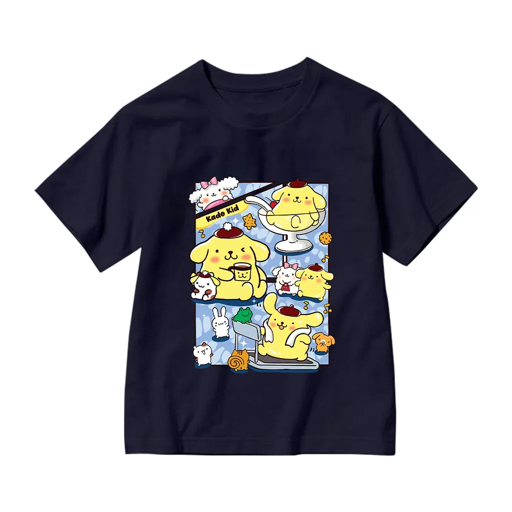 Áo thun bé gái hoạt hình dễ thương Kado vải cotton thoáng mát cổ tròn in artwork 2969_thumbnail_12