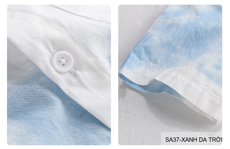 SA37 - Áo sơ mi nam tay ngắn cổ lật in hoa tie-dye phong cách Hàn Quốc mùa hè_thumbnail_22
