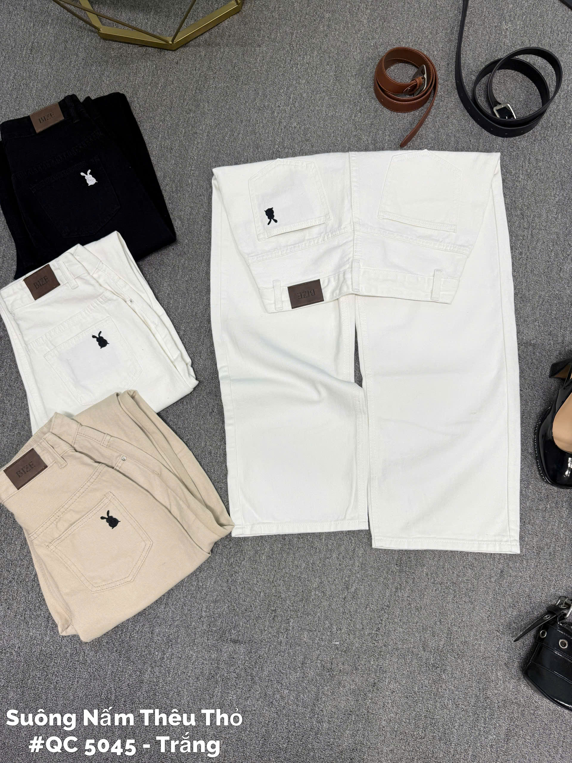 BIGSIZE NỮ - Quần suông thêu thỏ PlayBoy T- QJ5045_thumbnail_17