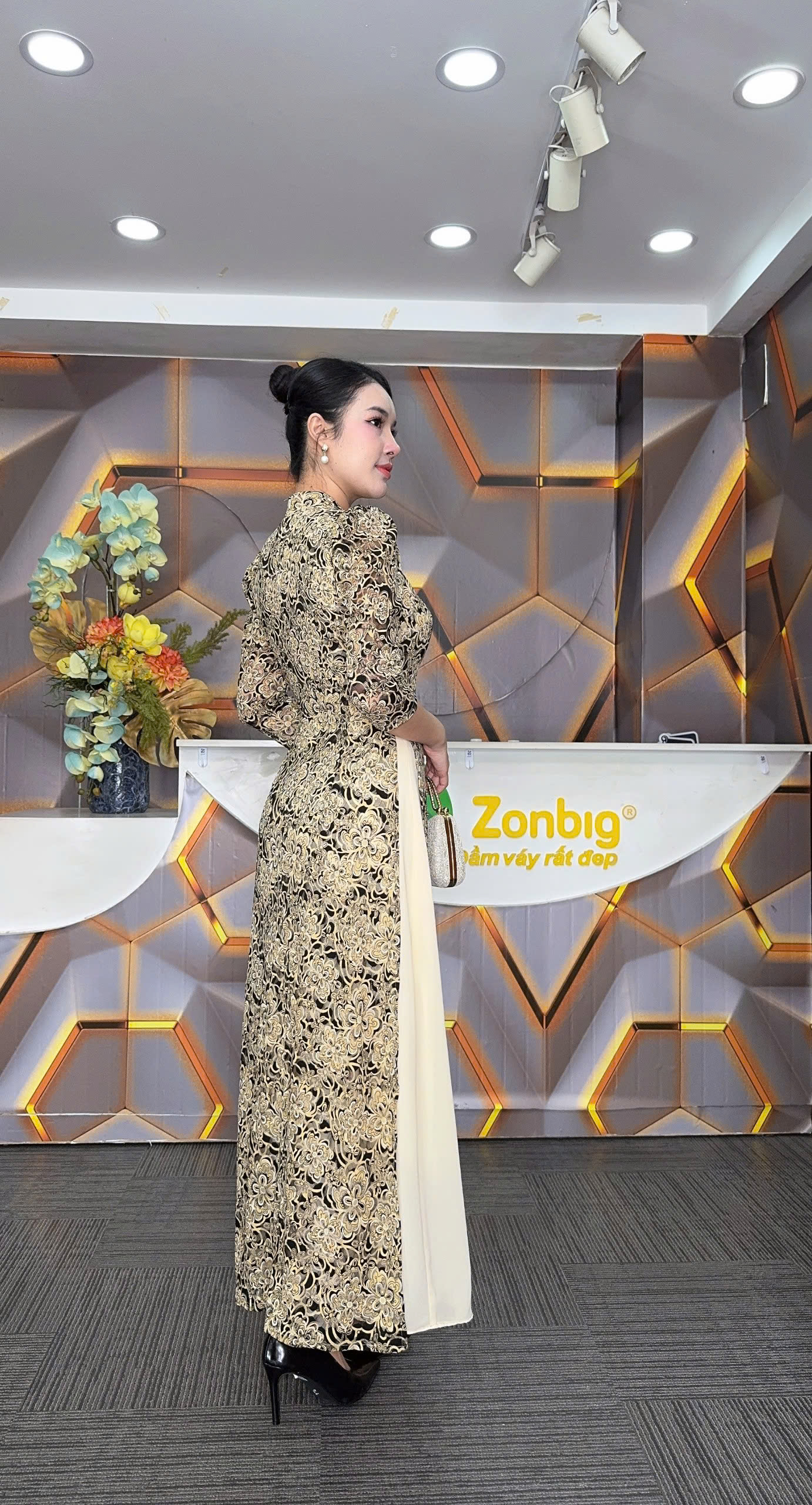 Đầm giả áo dài - Y1902 - Thương hiệu Zonbig_thumbnail_7