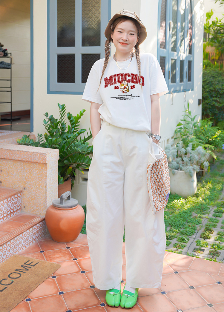 Áo thun nữ tết form vừa regular local brand vải cotton 4c thoáng mát 1801 Miucho in mix_thumbnail_4