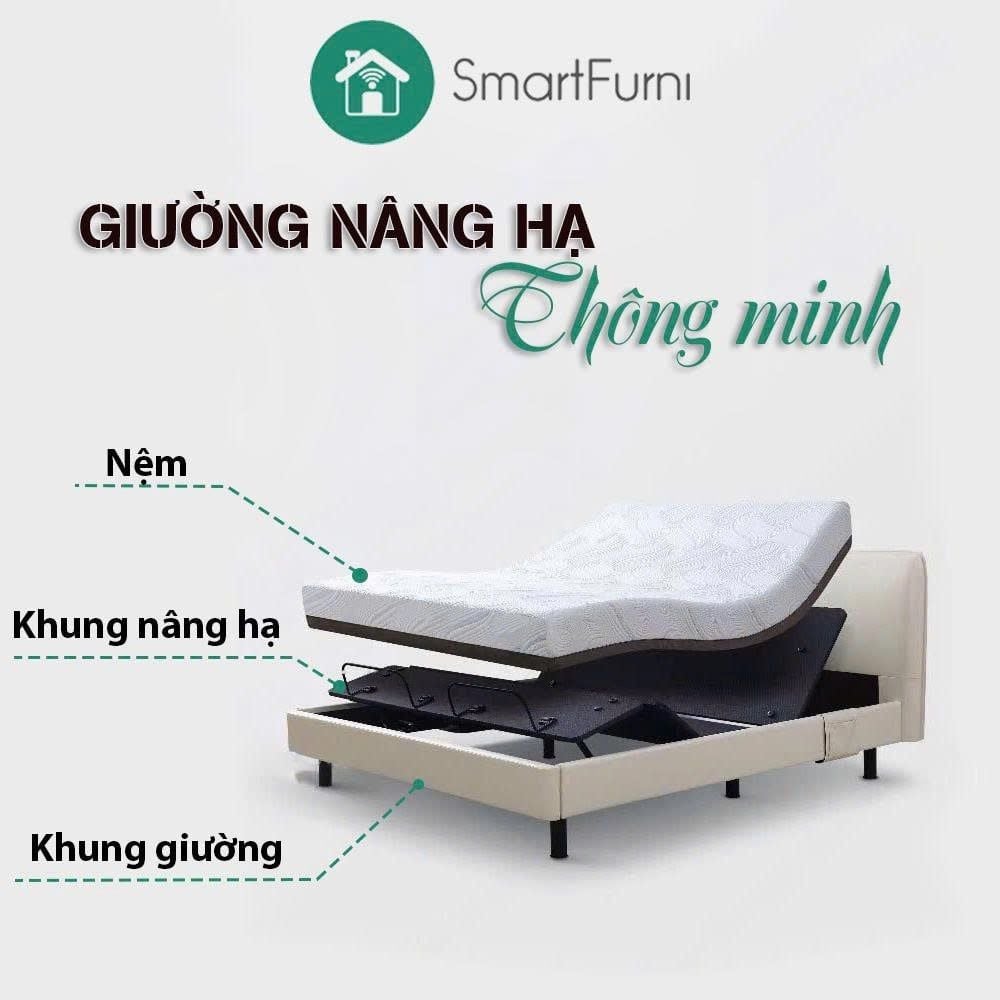 Bộ khung nâng hạ có giường lắp sẵn SmartFurni SMF800 _thumbnail_5