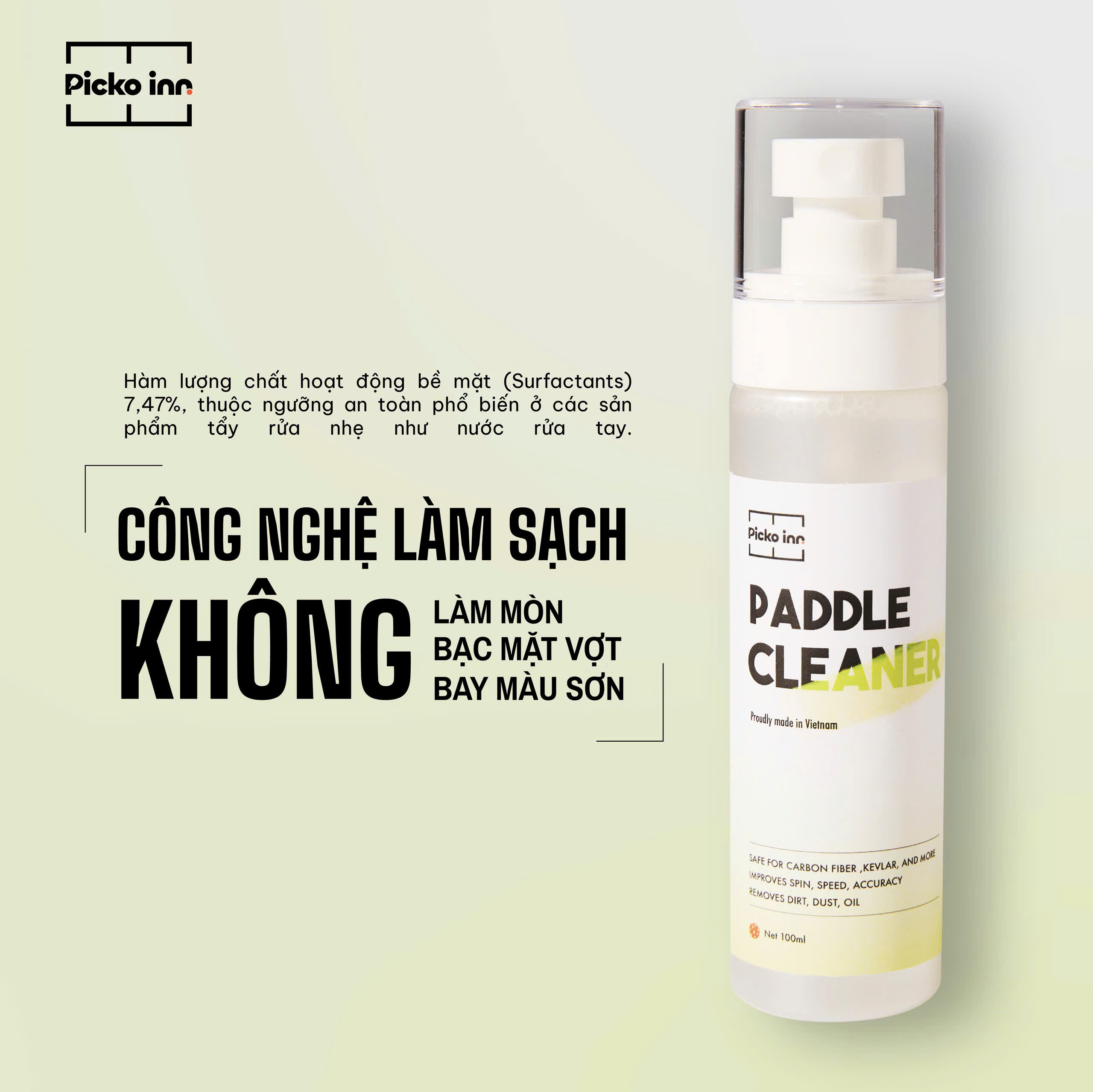 Vệ Sinh Vợt Pikco