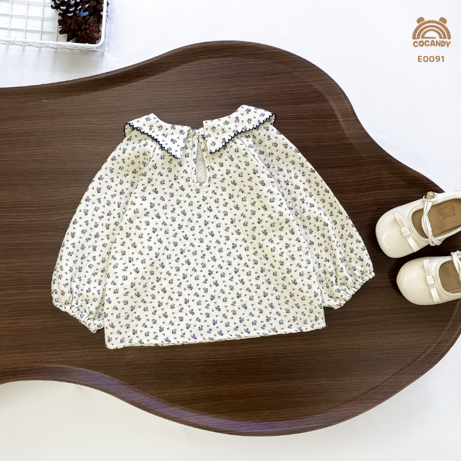 Áo dài BE hoa nhí xanh cổ sóng_thumbnail_4