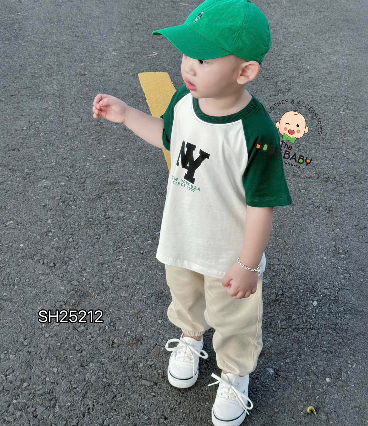 Set bộ kaki quần jogger be tay phối xanh NY_thumbnail_4