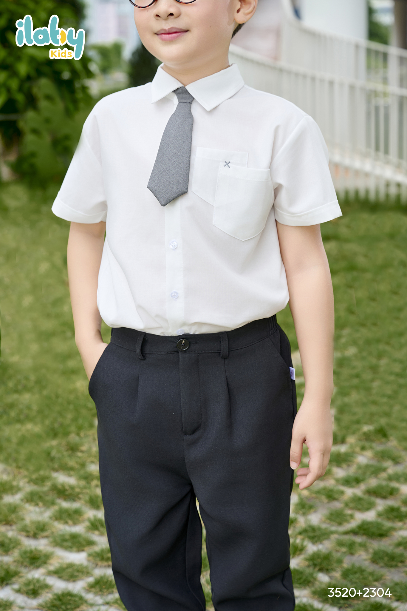 Áo sơ mi ngắn tay túi kiểu