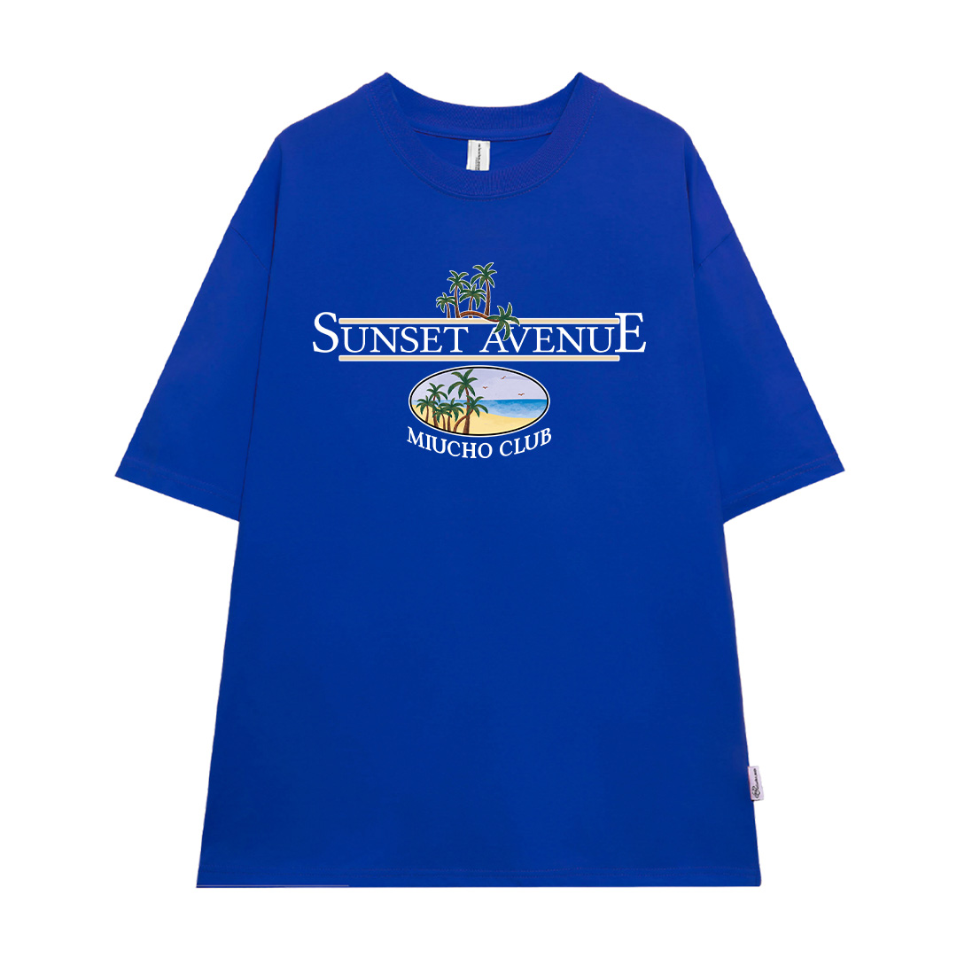 Áo thun form rộng unisex đi biển mùa hè xinh xắn ATD1035 Miucho tay lỡ cổ tròn in mix_thumbnail_15