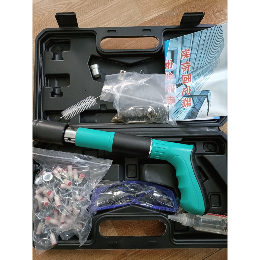 Súng Bắn Đinh Bê Tông, Máy Bắn Đinh Hạt Nổ Mẫu Mới  Tặng Kèm 50 Đinh_thumbnail_0