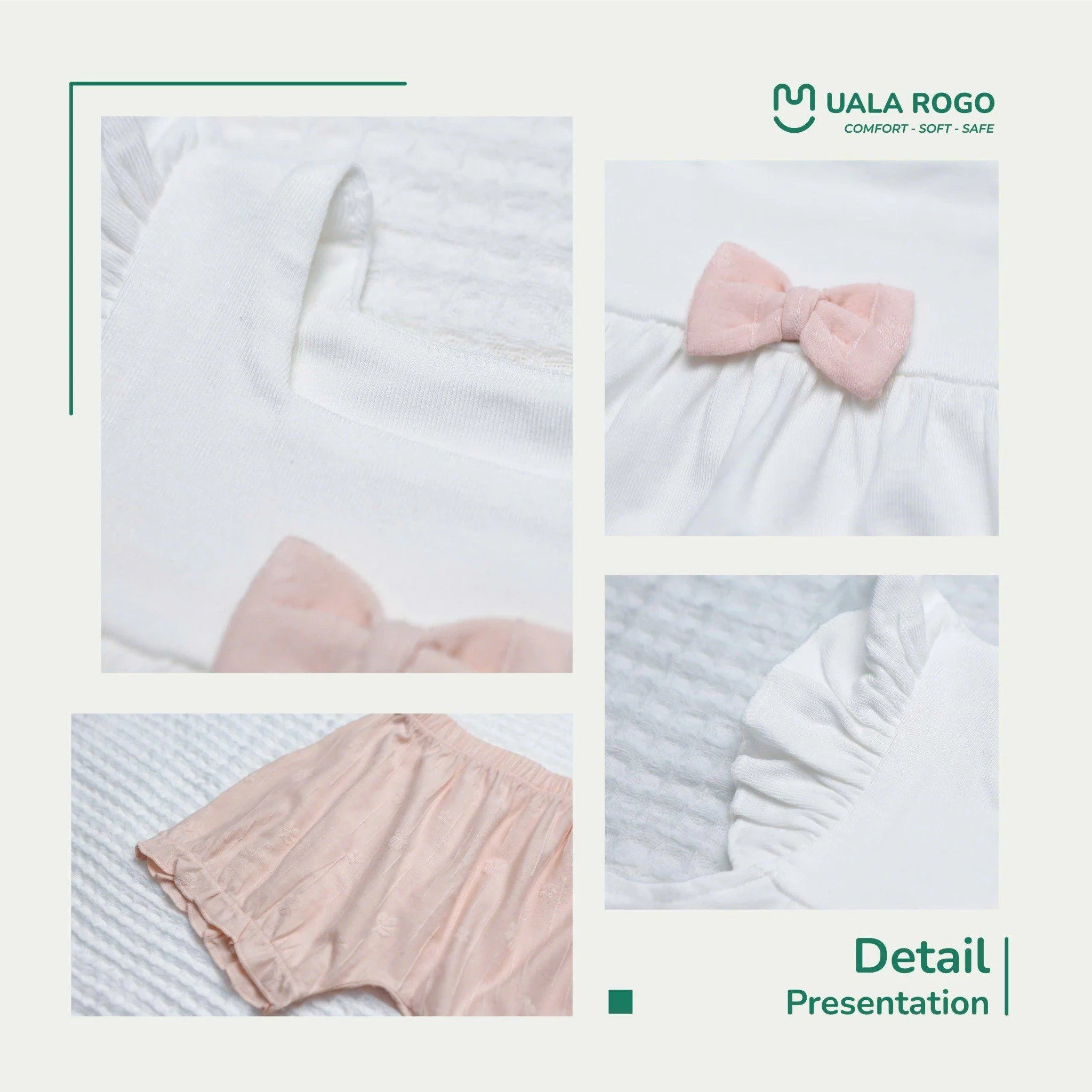 UALAROGO A132Bộ sát nách bé gái Bamboo 2170 155k (12-18m)				_thumbnail_3