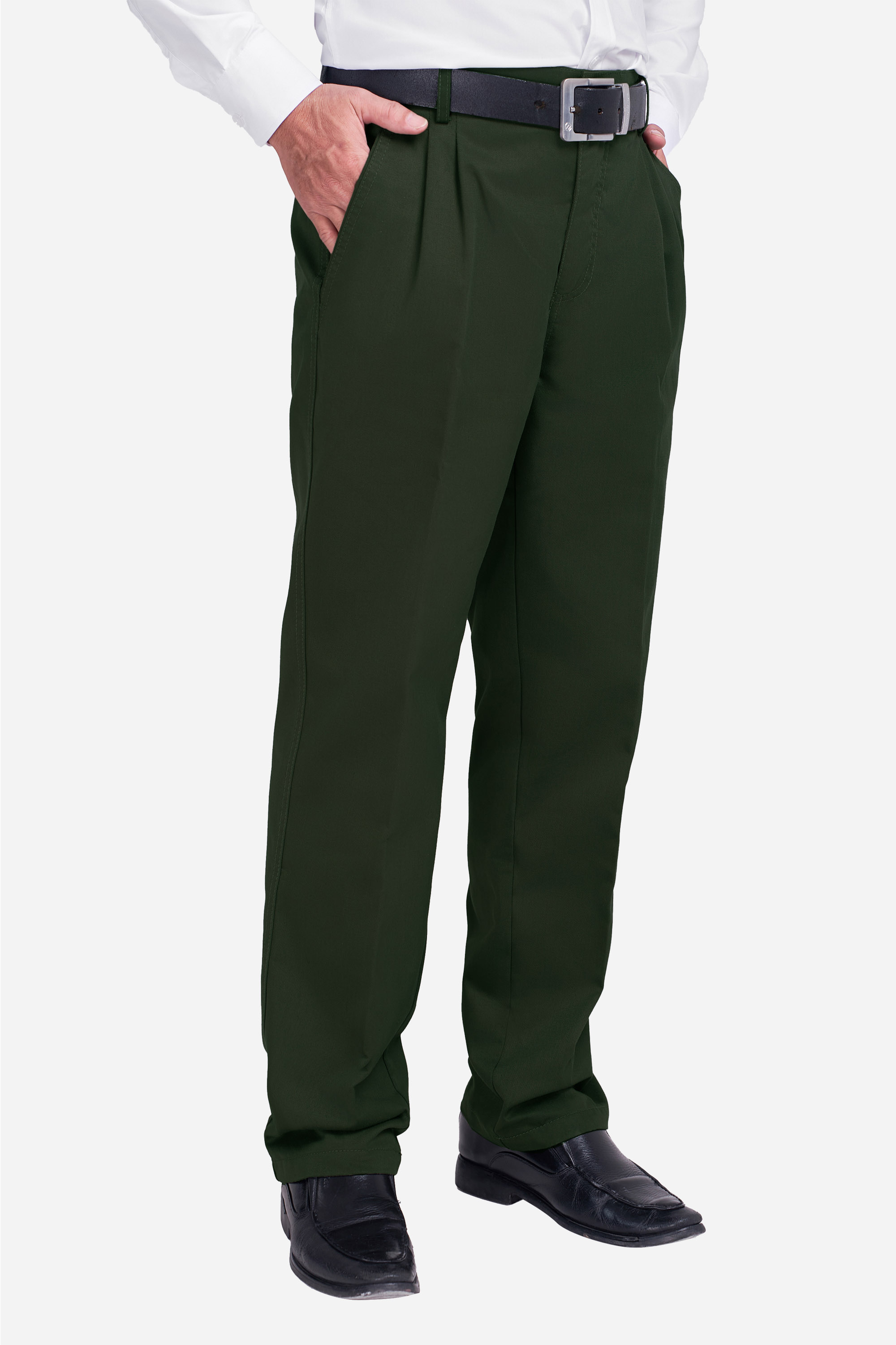 Quần Kaki Thô 2 Li Nam Trung Niên ANCHI Phom Suông Ống Rộng Màu Xanh Đen_thumbnail_53