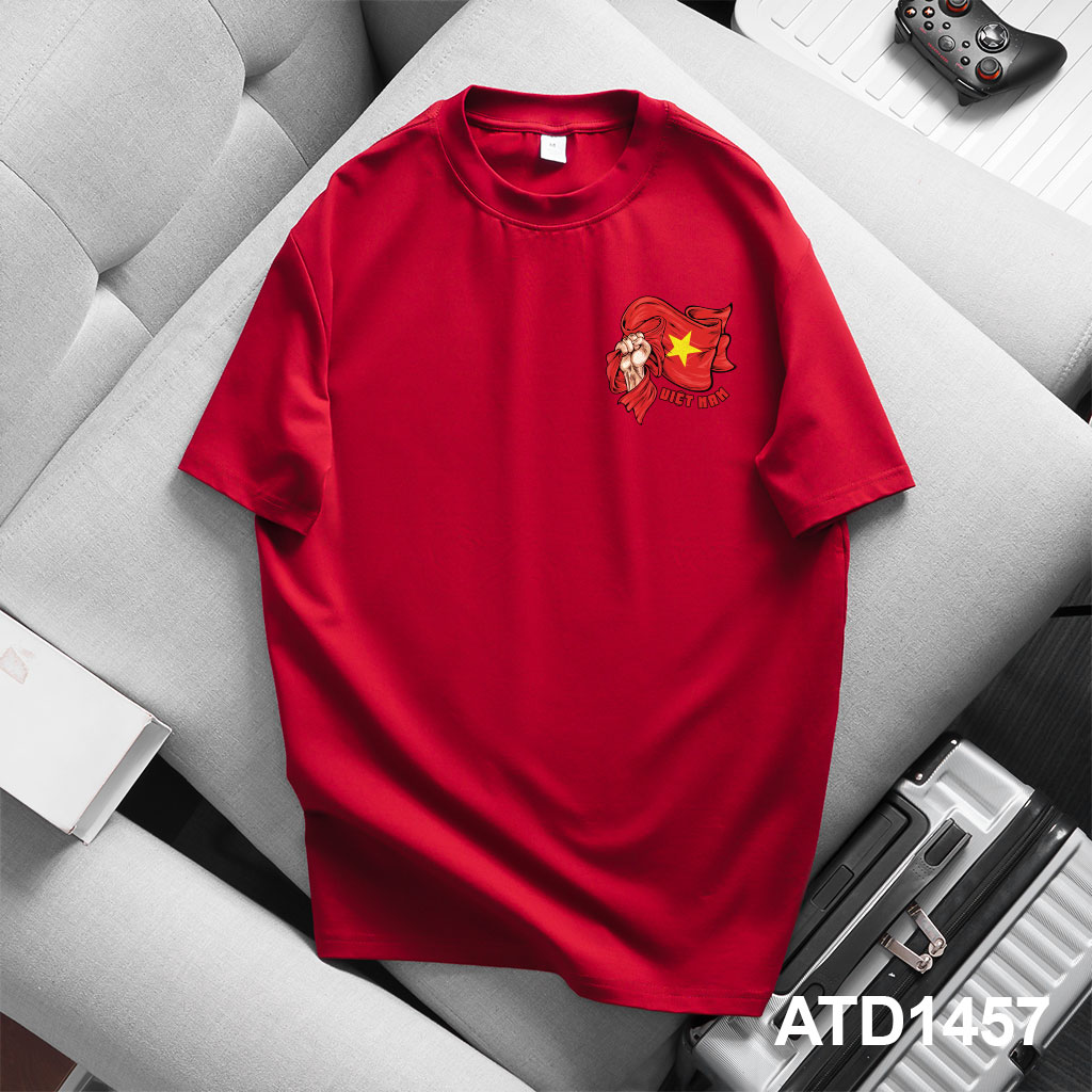 Áo thun nam in cờ Việt Nam ATD1457 Miucho Iconic vải cotton thoáng mát in artwork_thumbnail_2