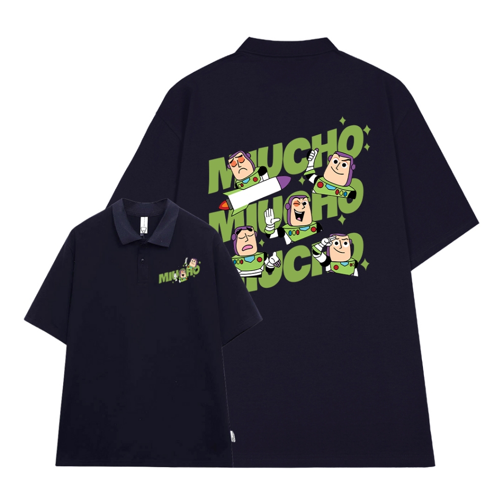 Áo polo nam đứng form tôn dáng PLD831 Miucho Man tay ngắn vải cotton Cổ trụ in mix_thumbnail_6