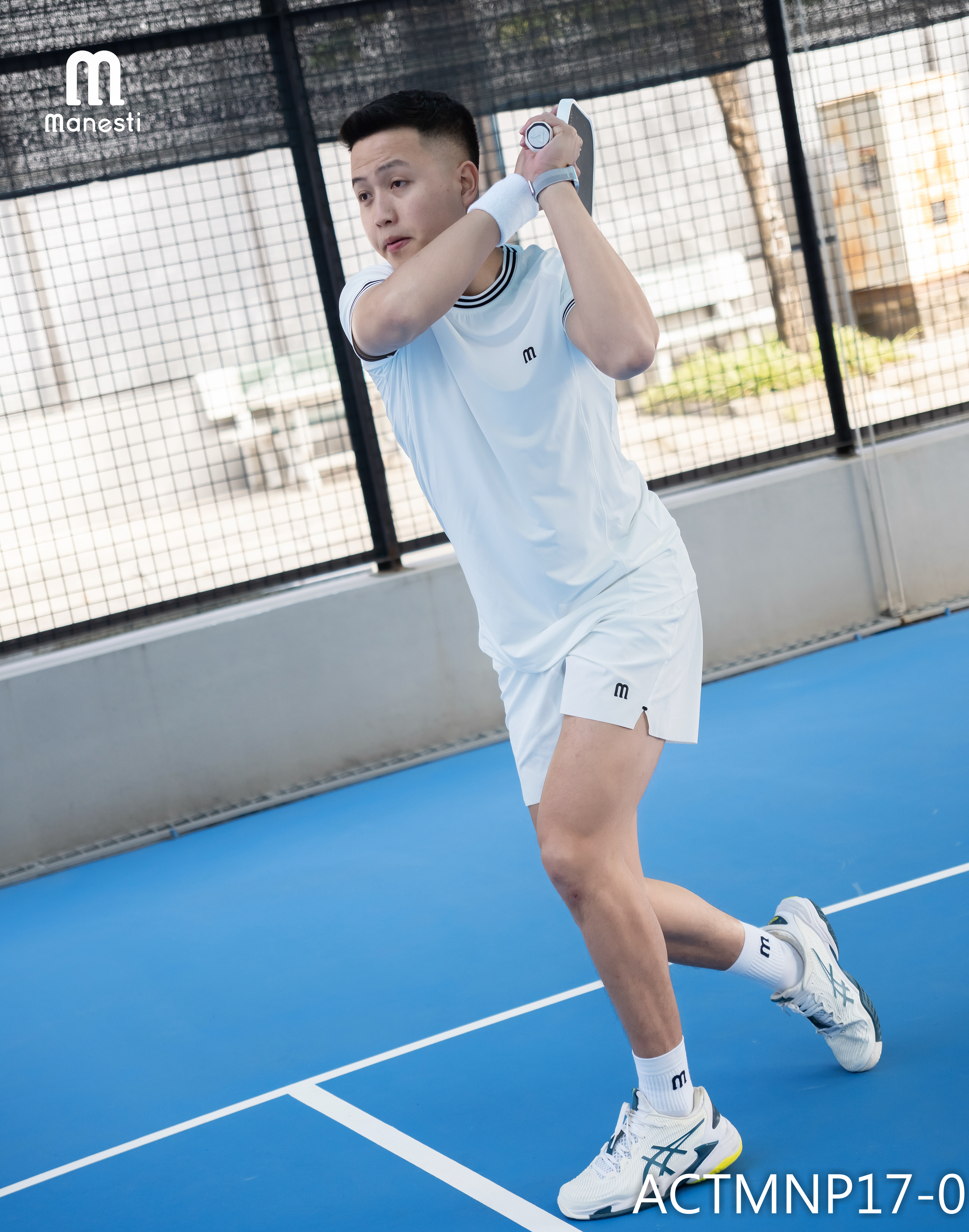 Áo thun thể thao nam chơi Pickleball/Tennis AirMesh Manesti_thumbnail_14