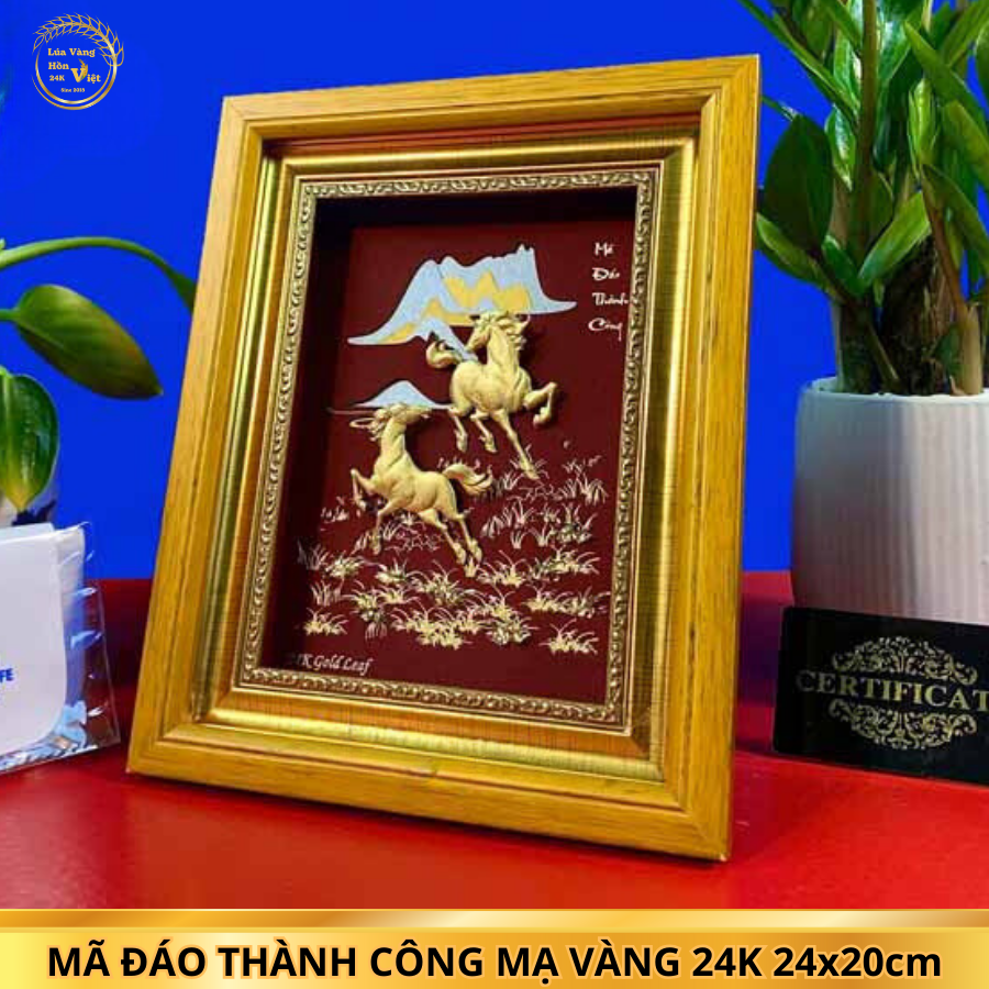 MÃ ĐÁO THÀNH CÔNG MẠ VÀNG 24K 20x24cm_thumbnail_2
