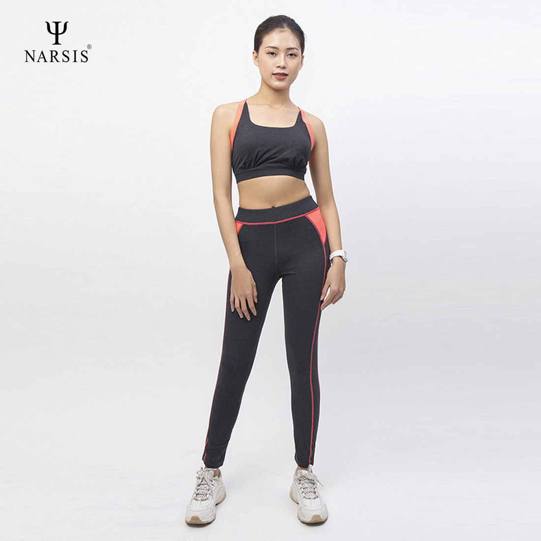BỘ TẬP NỮ H0019 NARSIS PE NHẸ, THOÁNG KHÍ, THẤM MỒ HÔI, CHẤT LIỆU BỀN, CHỐNG NẮNG_thumbnail_3