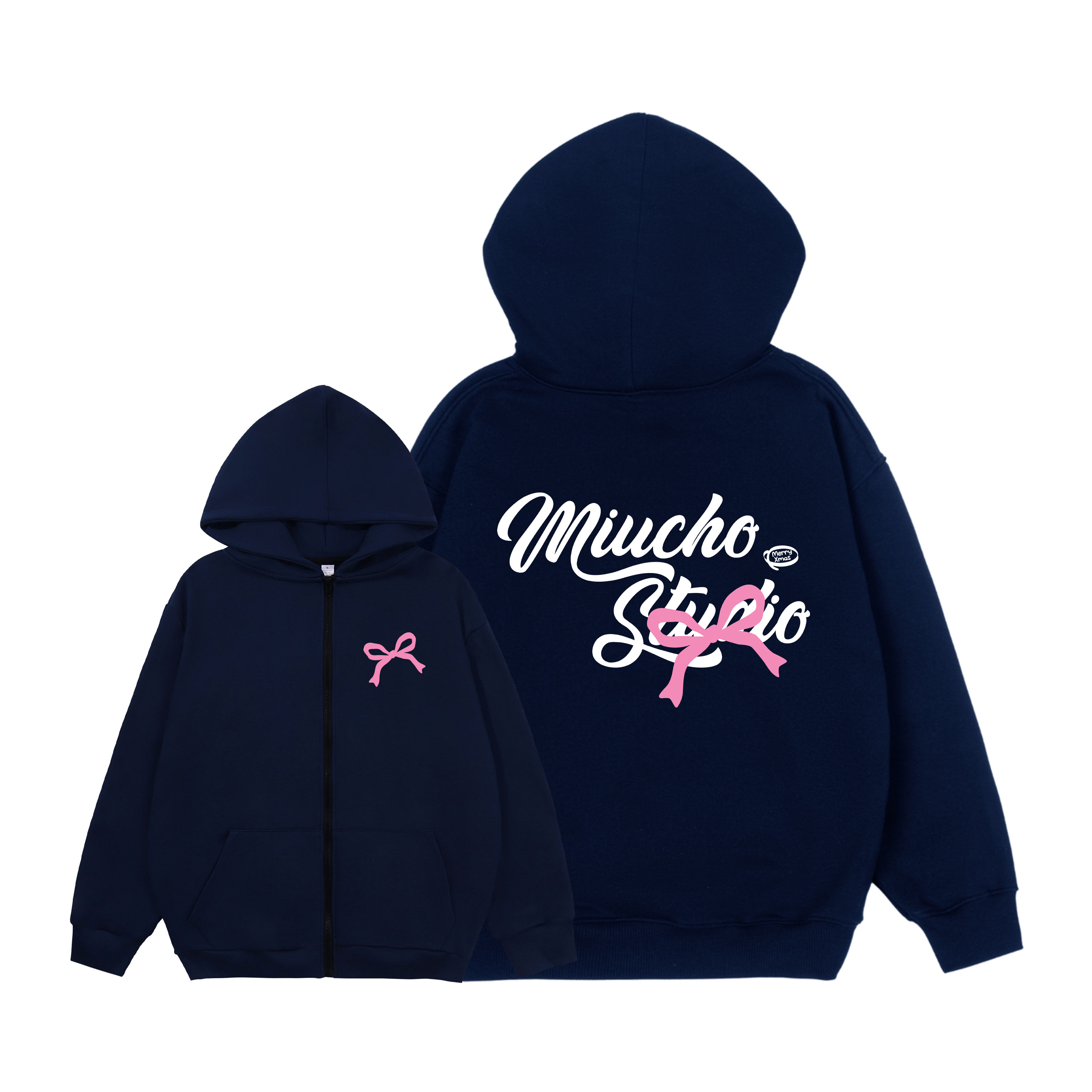 Áo hoodie zip giáng sinh noel nam nữ chất vải nỉ chân cua dày dặn HZD1722 Miucho in mix_thumbnail_14