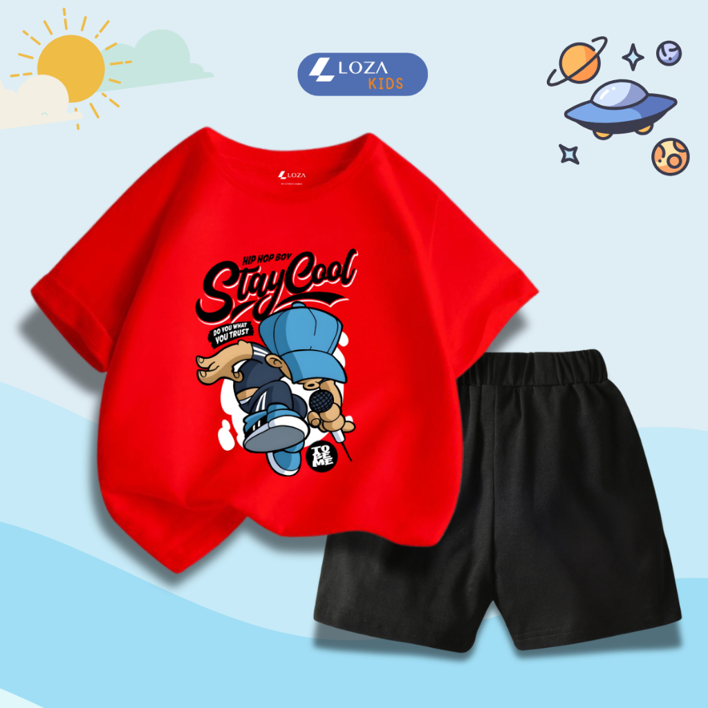 Bộ đồ bé trai hình  STAYCOOL - Loza Kids SB605_thumbnail_1