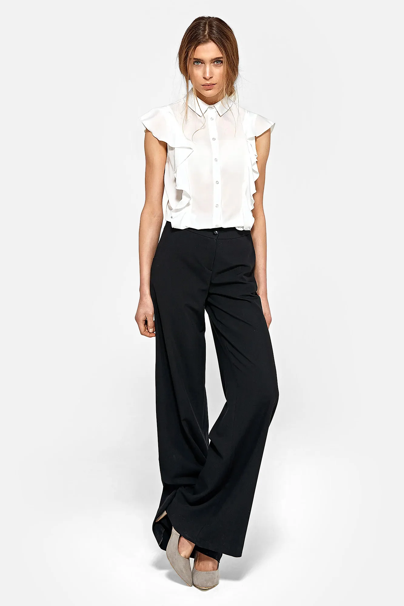 Classic black pants with a wide leg_thumbnail_3