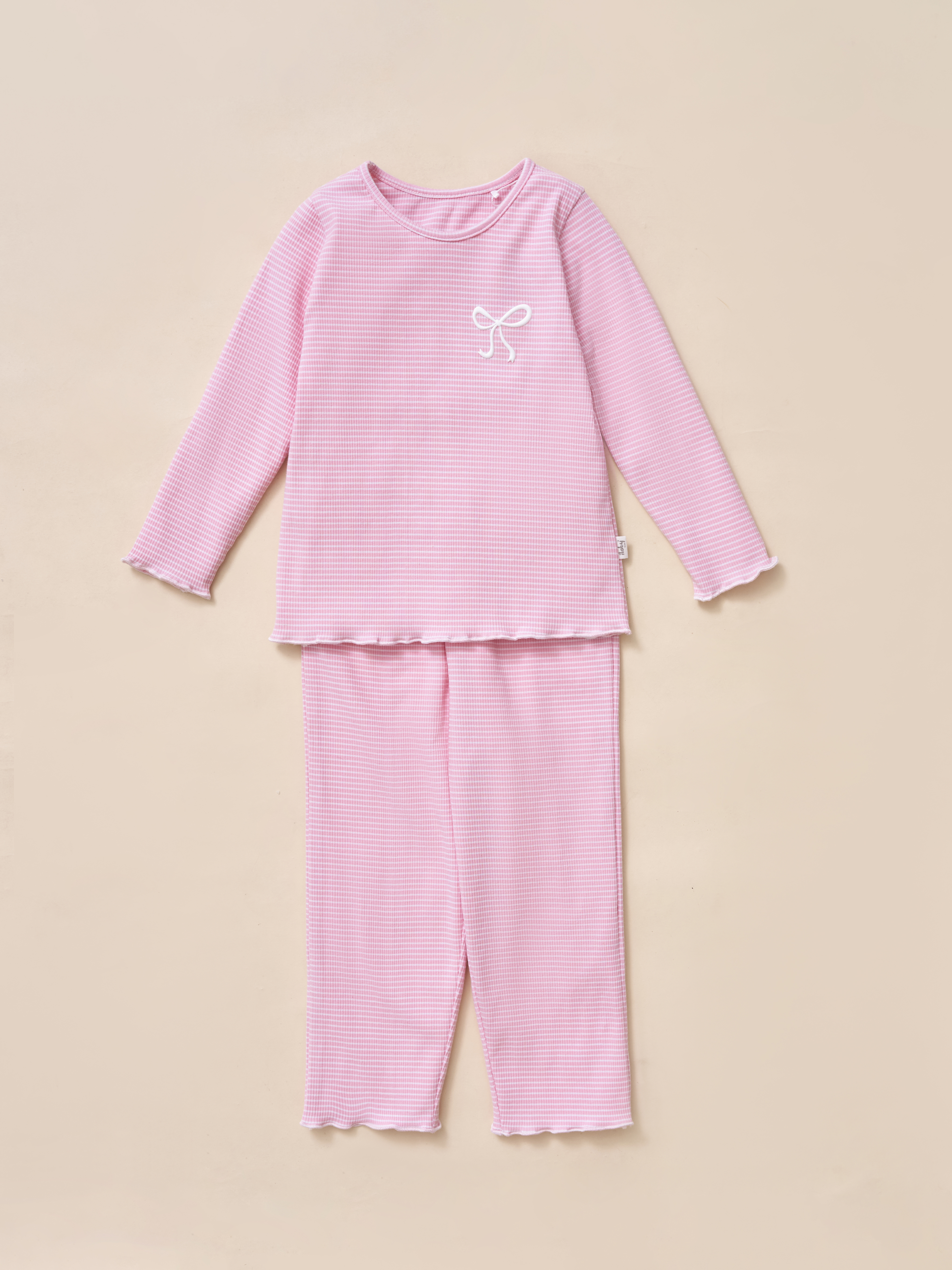 Bộ thun tăm họa tiết kẻ sọc cuốn bèo gấu_thumbnail_0