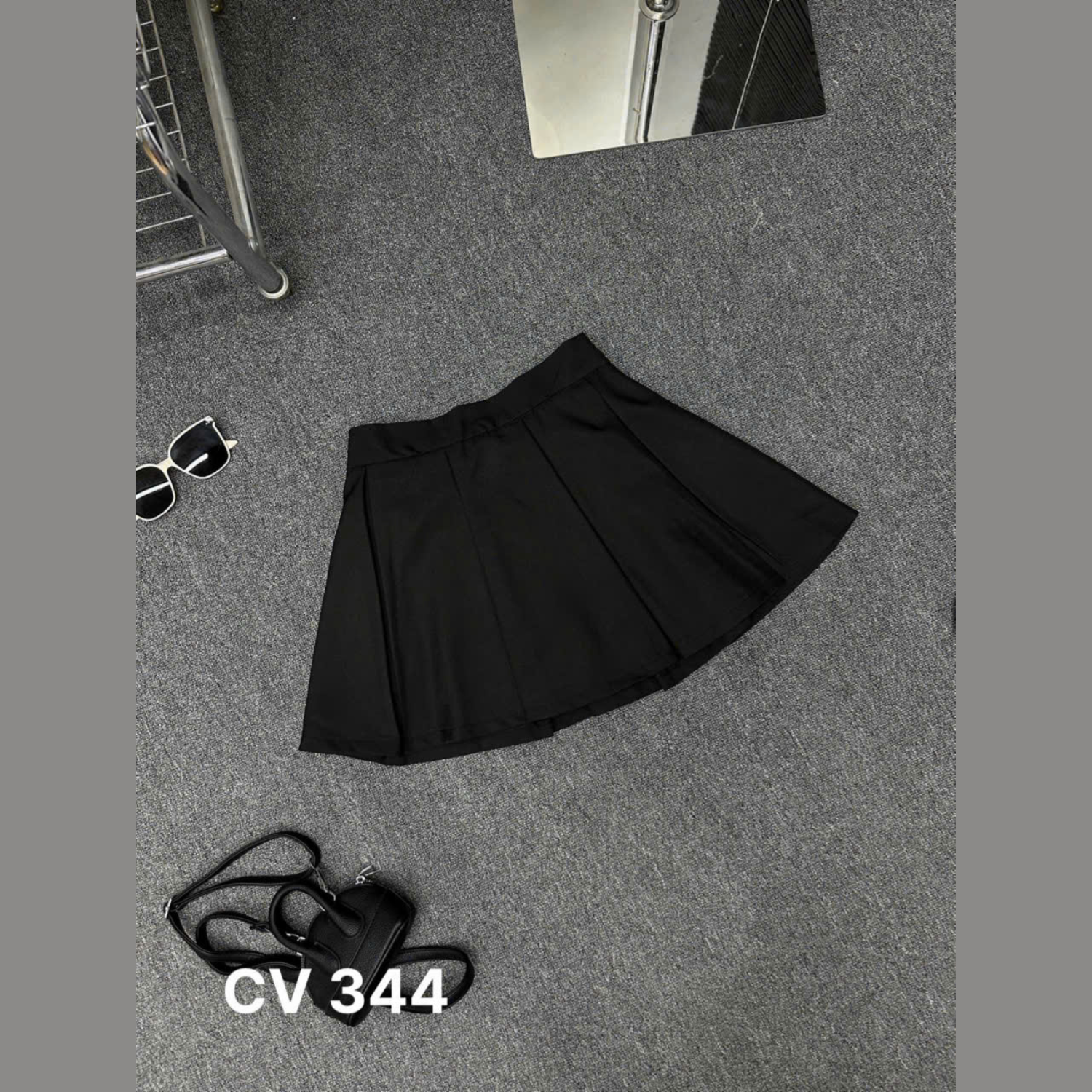 Chân váy ngắn xếp ly kiểu bigsize CV344 dành cho nàng béo mập từ 55-90kg_thumbnail_3