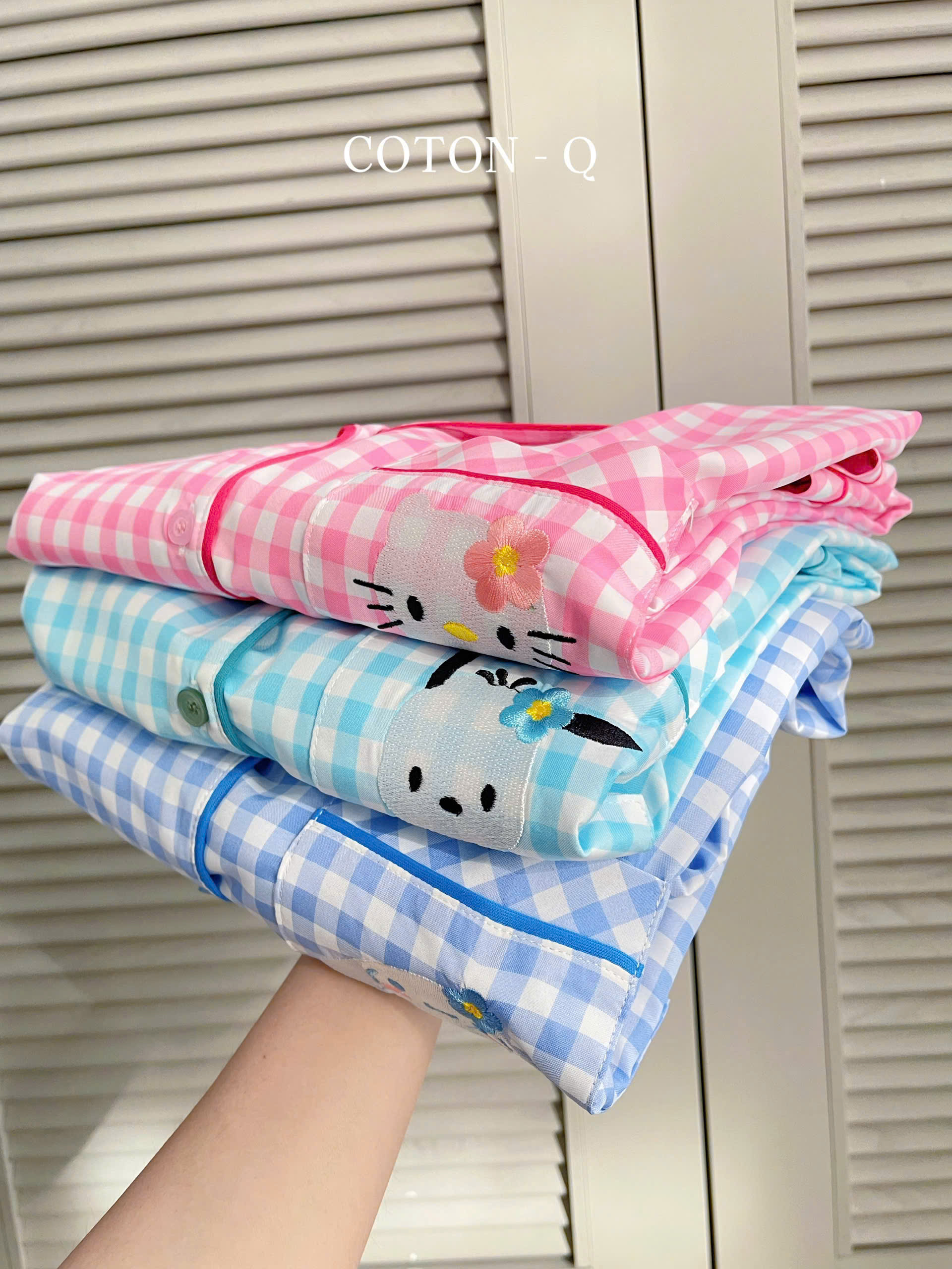 Set bộ đùi caro ( XANH TRỜI )_thumbnail_11