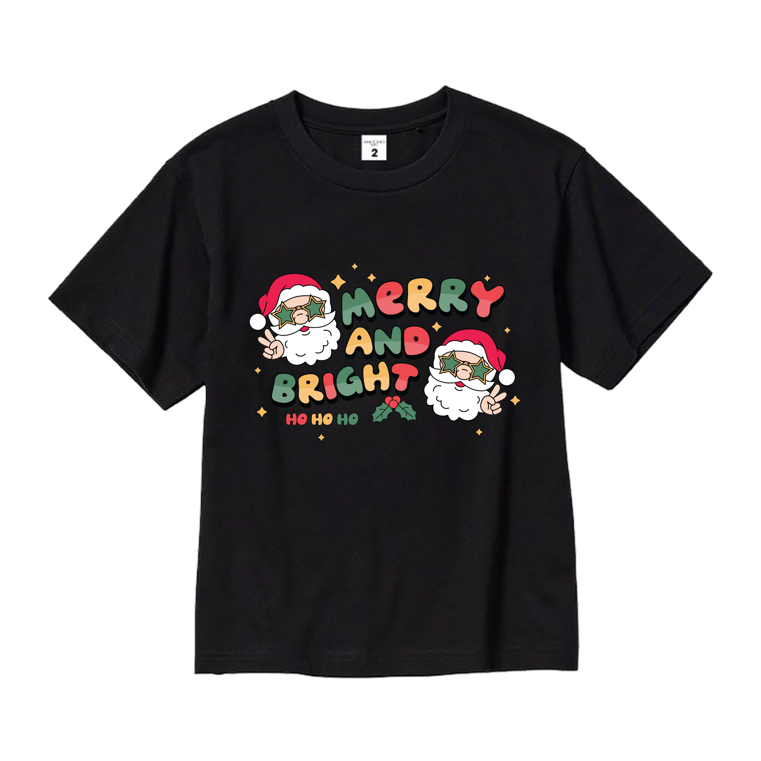 Áo thun bé trai giáng sinh noel form rộng vải cotton co giãn thoải mái AED1703 Miucho Kid in artwork_thumbnail_7