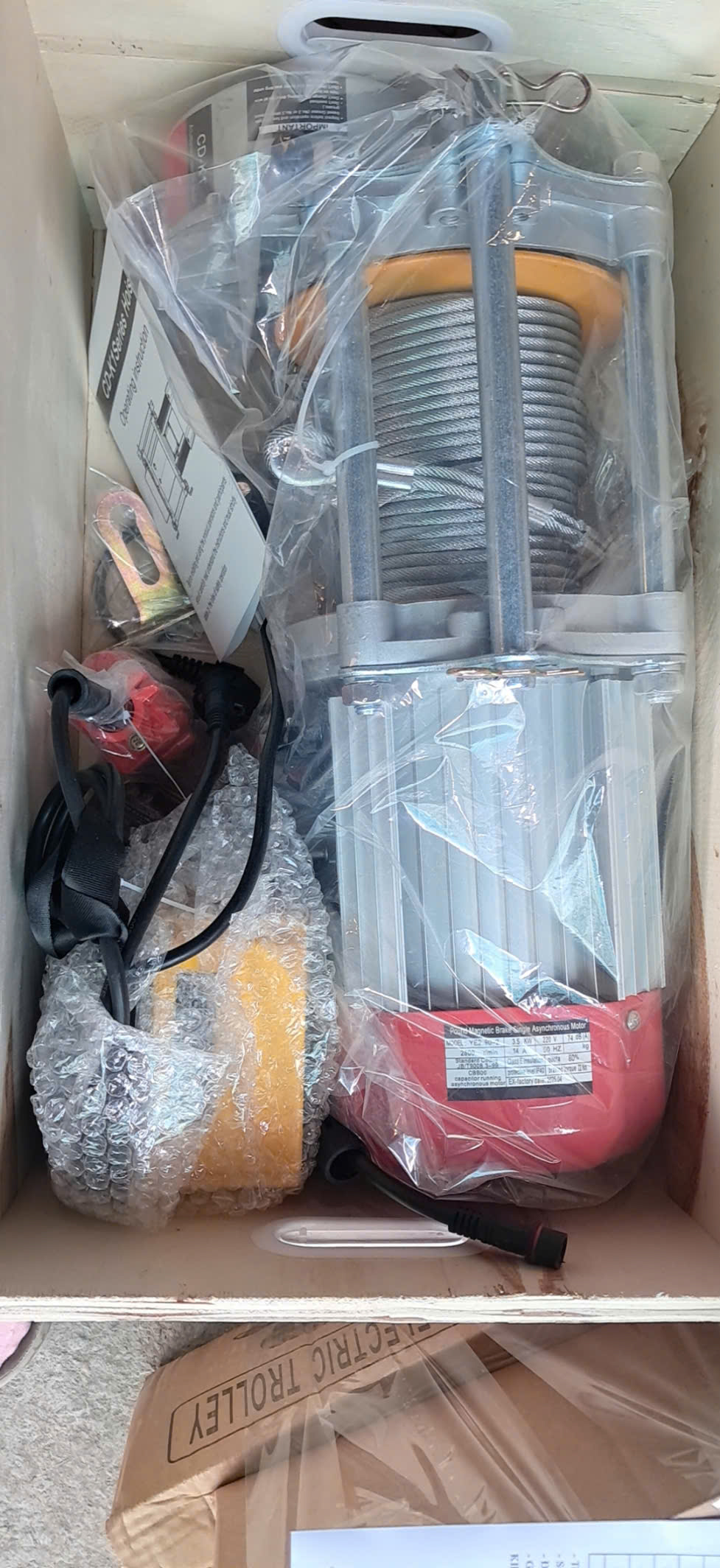 Tời CD K1 tốc chậm, tốc nhanh, cáp 30m- 100m, điện áp 220v,380v_thumbnail_11