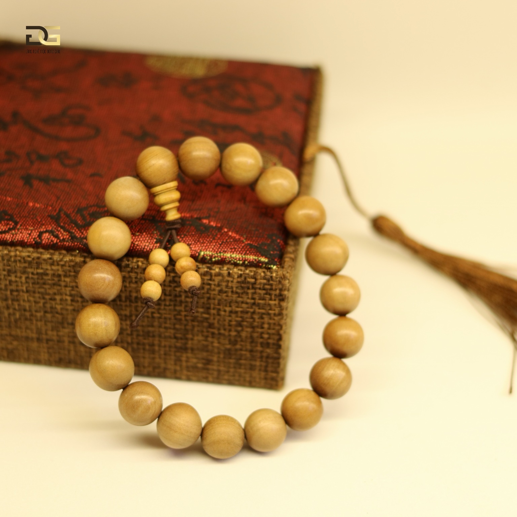 10mm (19 Hạt) Vòng Tay Đàn Hương Rừng Ấn Độ_thumbnail_7